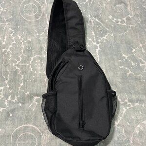 Black Amazon Slingbag Crossbody Bag Black Nylon
